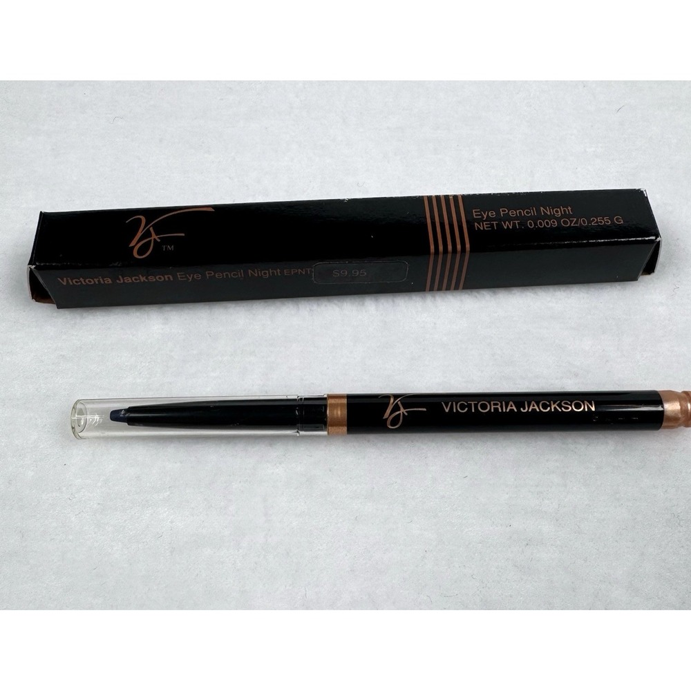 NIB VTG NOS 90s Victoria Jackson Eye Pencil NIGHT Dark Blue Eyeliner Makeup